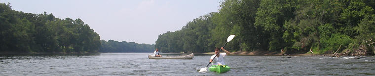 Tom and Kitt on the Delaware River August 2005